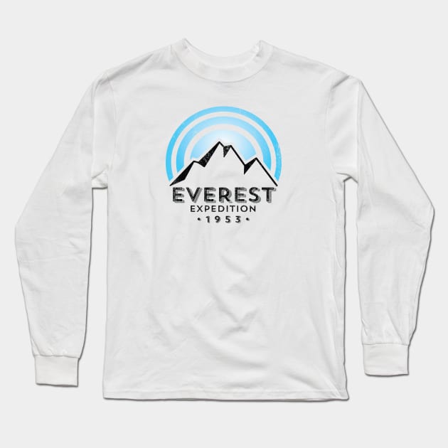 1953 Everest Expedition Long Sleeve T-Shirt by Graphico